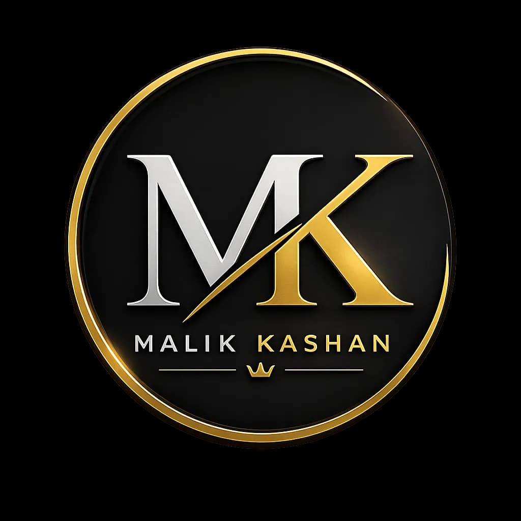 Malik Kashan Official Portfolio Branding Logo
